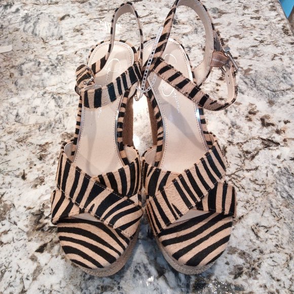 Jessica Simpson Jirie 2 Women's Wedge Sandal Clearance Sale New without Box - Picture 7 of 9